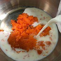 胡萝卜牛奶汤#柏翠辅食节-营养佐餐#的做法图解5