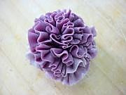 面塑类之紫薯康乃馨的做法图解4