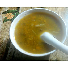 秋季南瓜绿豆鲜百合甜汤