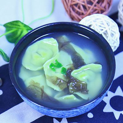 翡翠银鱼馄饨 宝宝辅食食谱