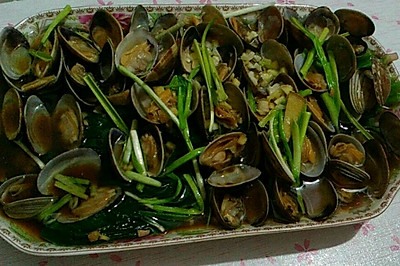 清蒸菠菜蛤蜊
