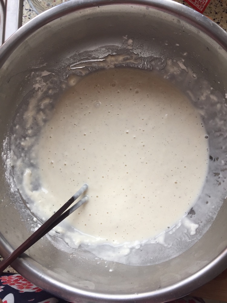 泡菜鸡蛋饼的做法图解1