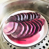 谁做都好吃的网红紫薯仙豆糕～的做法图解2