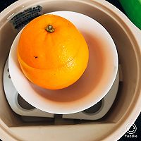 橙子蒸蛋黄的做法图解7