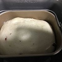 蔓越莓椰蓉牛奶面包的做法图解4