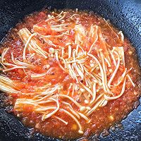 茄汁日本豆腐金针菇的做法图解11