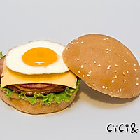 【汉堡】-火腿芝士蛋堡的做法图解4