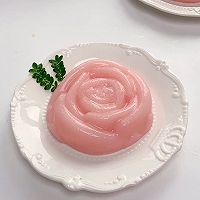 Duang~玫瑰奶冻布丁，简单好吃的做法图解6