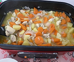 鸡肉土豆胡萝卜蛤蜊汤(摩飞锅版)的做法