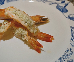 特开胃的蒜蓉烤虾的做法