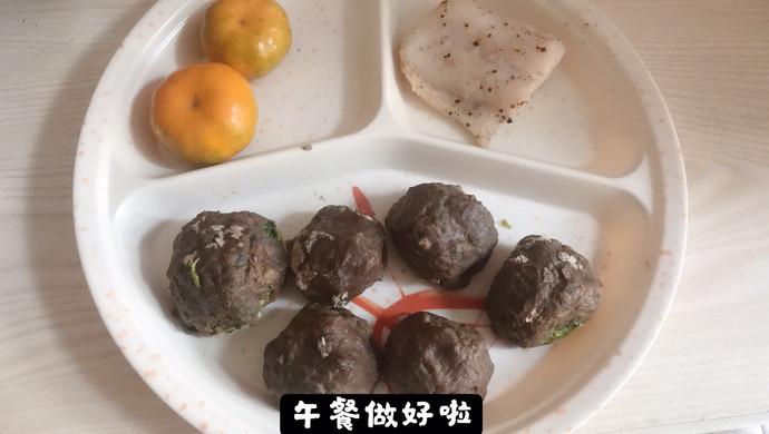 每天一道减脂餐第9天:荞麦菜团子