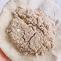 #人人能开小吃店#红糖馅饼这样做，还会流心哦的做法图解4