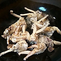葱姜梭子蟹的做法图解4