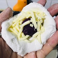 紫薯糯米饼的做法图解5