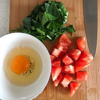 芙蓉汤（鸡蛋菠菜汤）的做法图解1