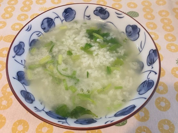 芹菜粥的做法