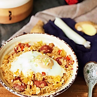 #带着美食去踏青#腊肠焖饭的做法图解15