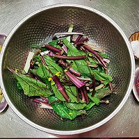 炒红菜苔的做法图解1