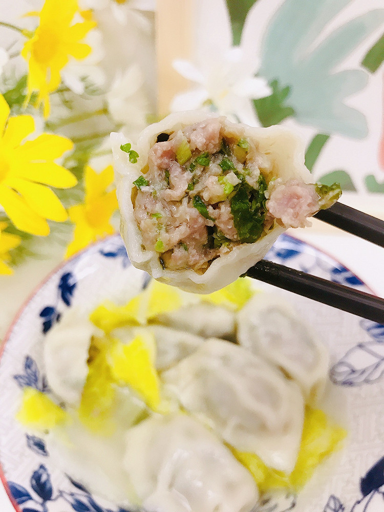 香菜饺子的做法