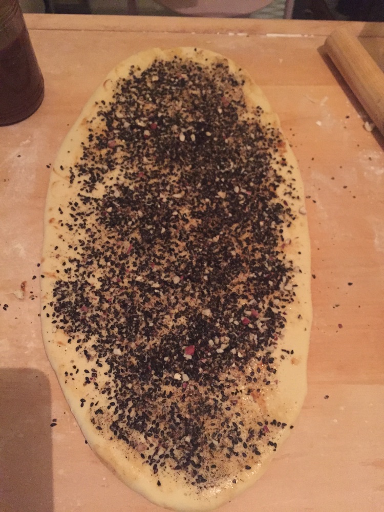 无糖芝麻卷心吐司的做法图解1
