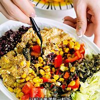 低卡元气金枪鱼五彩饭的做法图解12