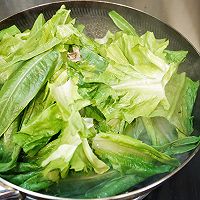 #中秋香聚 美味更圆满#咸熏肉炒豉香油麦菜的做法图解7