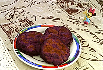 #晒出你的团圆大餐#紫地瓜饼的做法