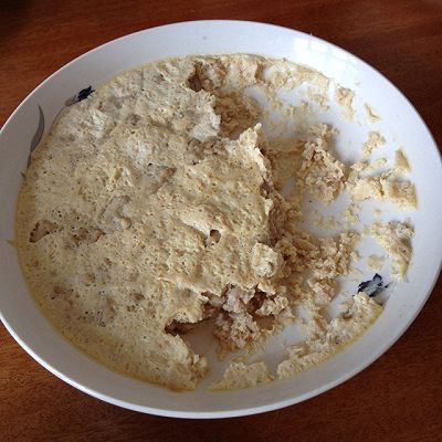 肉饼子蒸蛋