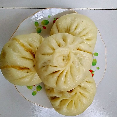 豆角肉蒸包