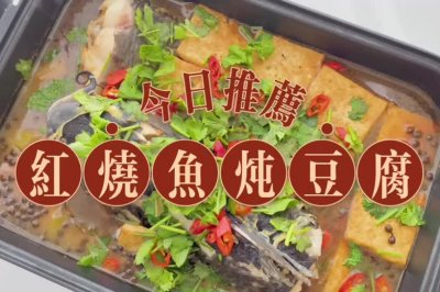 红烧鱼炖豆腐