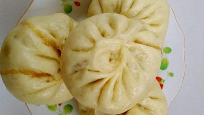 豆角肉蒸包