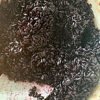 红豆紫米粘豆包的做法图解3