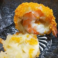 #我心中的冬日限定#土豆虾仁黄金球的做法图解22