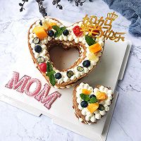 #感恩妈妈 爱与味蕾同行#给妈妈的蛋糕～爱心蛋糕的做法图解13