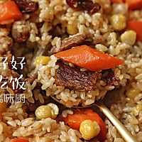 #家常菜#  羊肉抓饭 营养美味一锅端的做法图解10