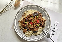 肉末茄子拌面的做法