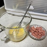 快手早餐【火腿蛋花粥】的做法图解1