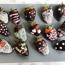 巧克力草莓致女神节