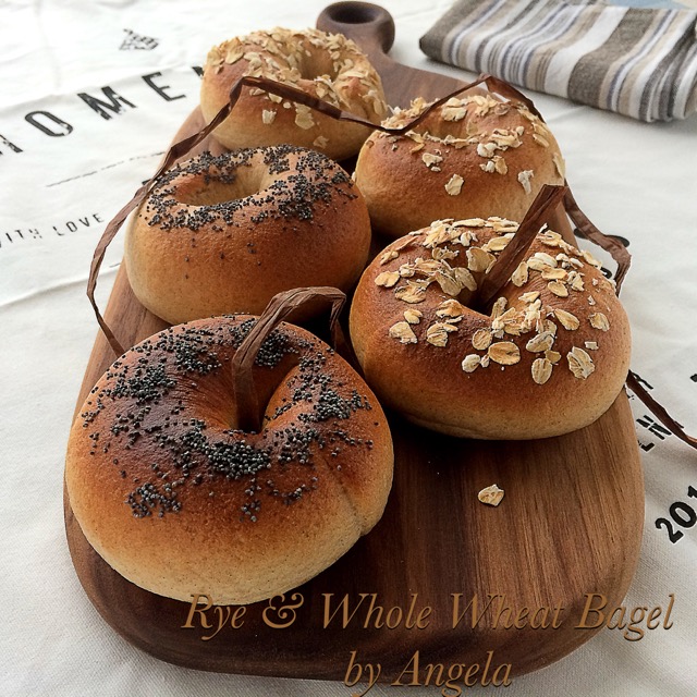 萌小胖黑麦全麦贝果（附煮贝果小技巧）的做法