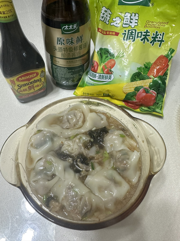 香菇青菜肉馅大馄饨 爱美食的你一定觉得很简单的做法