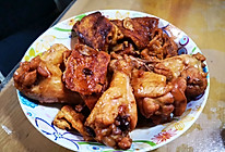电饭锅懒人版卤鸡腿+卤豆腐的做法