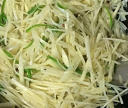 清炒脆土豆丝的做法