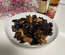 黑木耳炒肉的做法