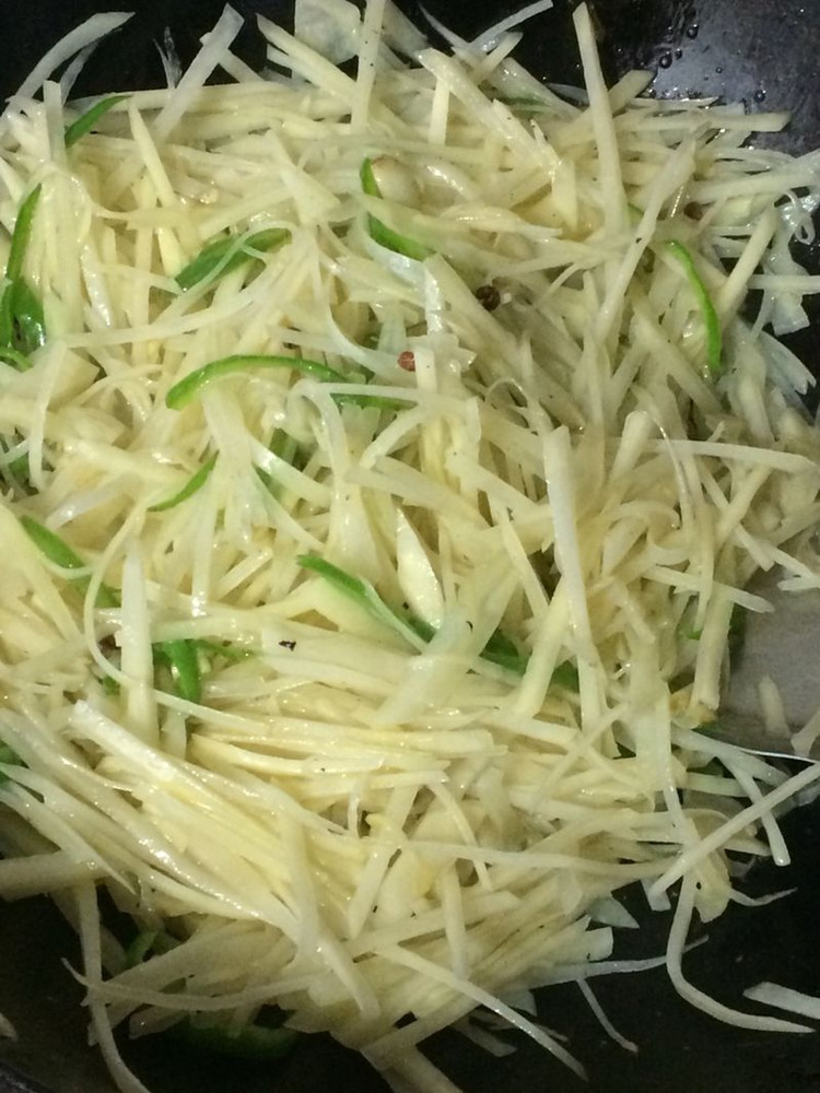 清炒脆土豆丝的做法