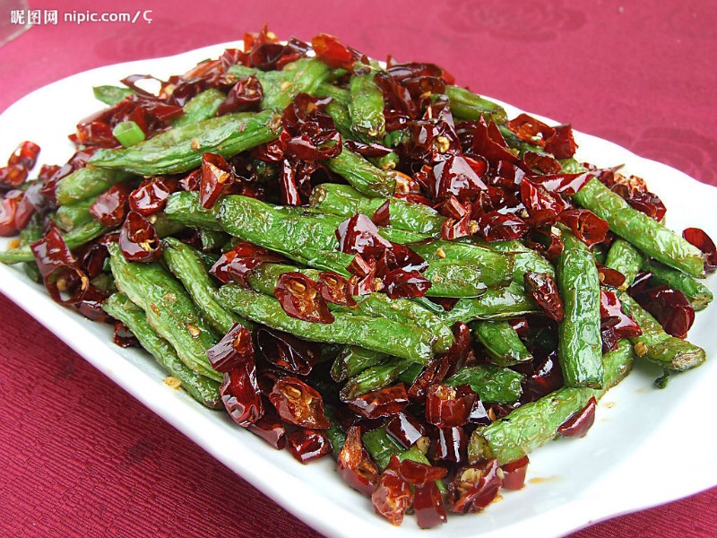 Stir fried beans