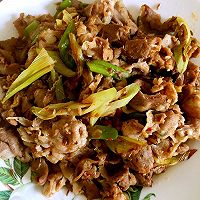 葱爆羊肉片的做法图解5