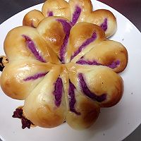 #东菱魔法云面包机#花形紫薯包的做法图解8