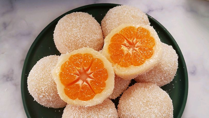 糯叽叽好吃到爆的砂糖橘水果大福