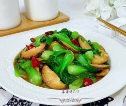 #素食主义#香菇油菜的做法