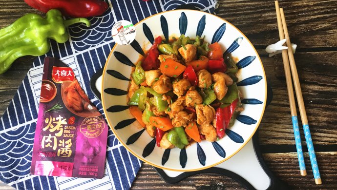 奥尔良炒鸡胸肉